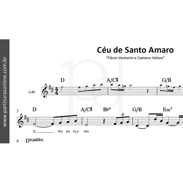 Céu de Santo Amaro | Flávio Venturini e Caetano Veloso 3