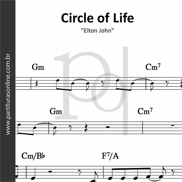 Circle of Life | Elton John 1