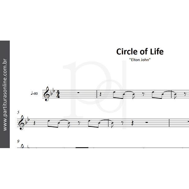 Circle of Life | Elton John 2