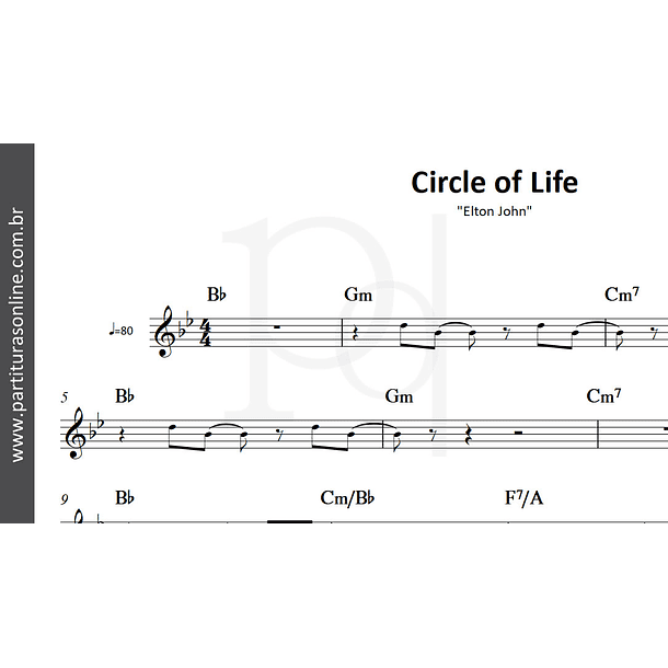 Circle of Life | Elton John 3