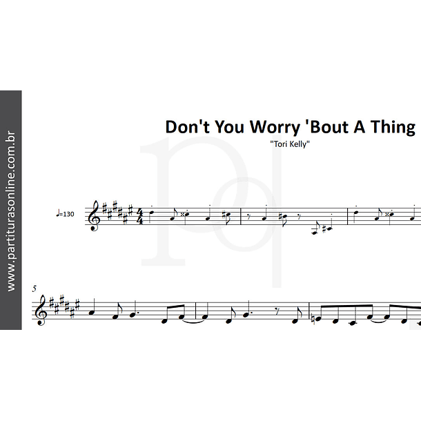 Don't You Worry 'Bout A Thing | Tori Kelly 2