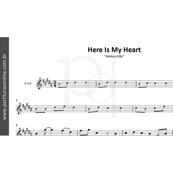 Here Is My Heart | Melissa Otto 2