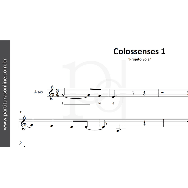 Colossenses 1 | Projeto Sola 2