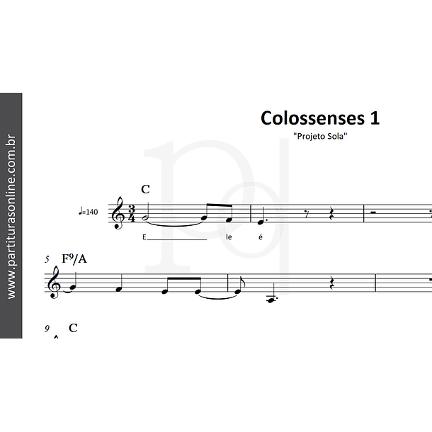 Colossenses 1 | Projeto Sola 3