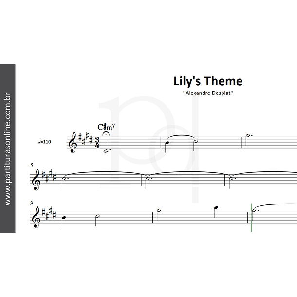 Lily's Theme | Alexandre Desplat 2