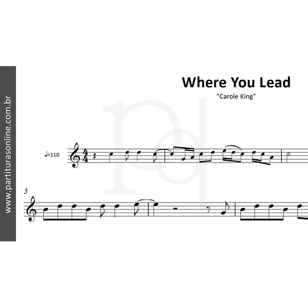 Where You Lead | Carole King  2