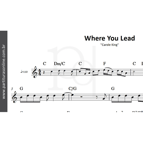 Where You Lead | Carole King  3