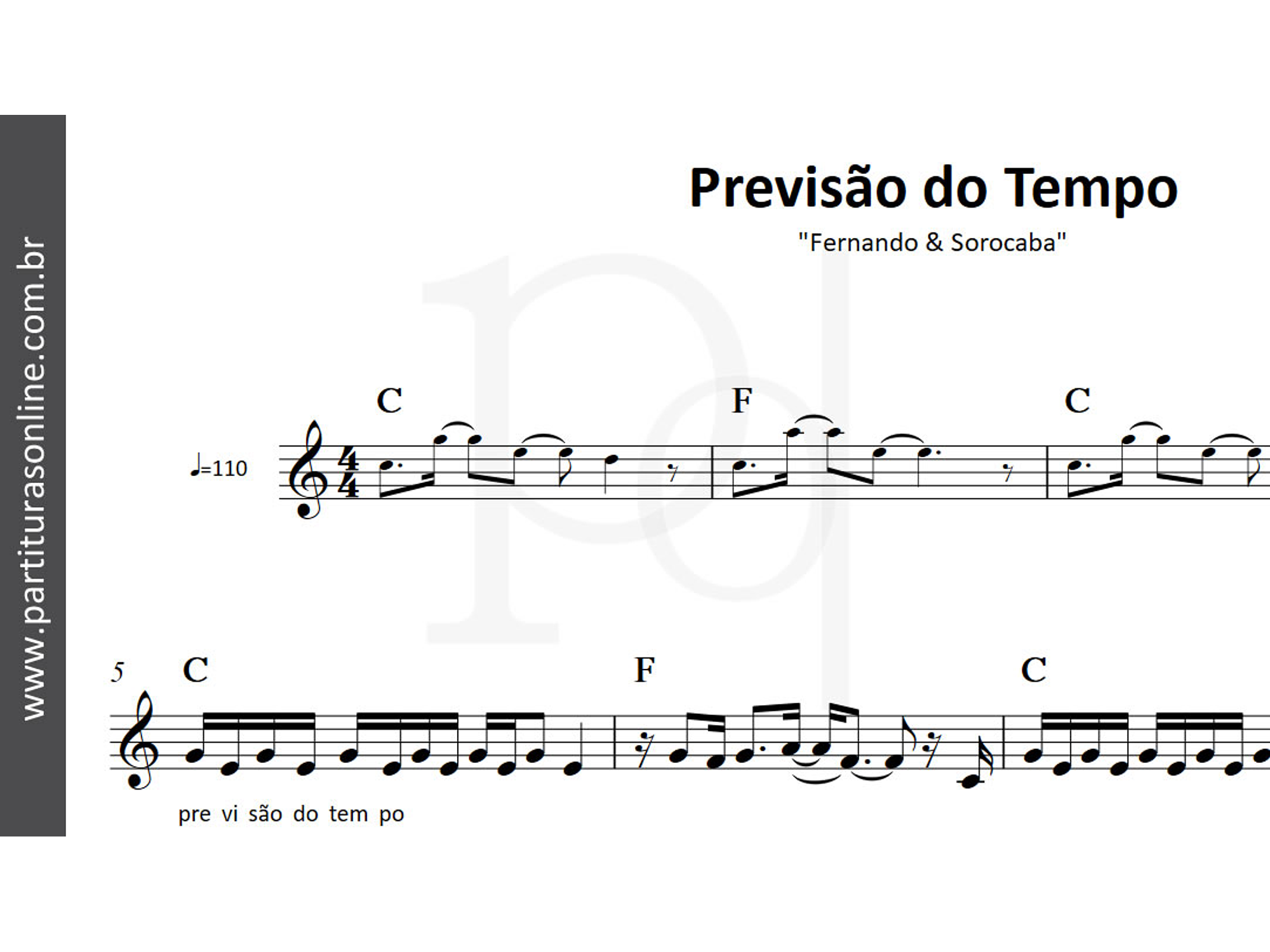 Previsão do Tempo | Fernando & Sorocaba 3