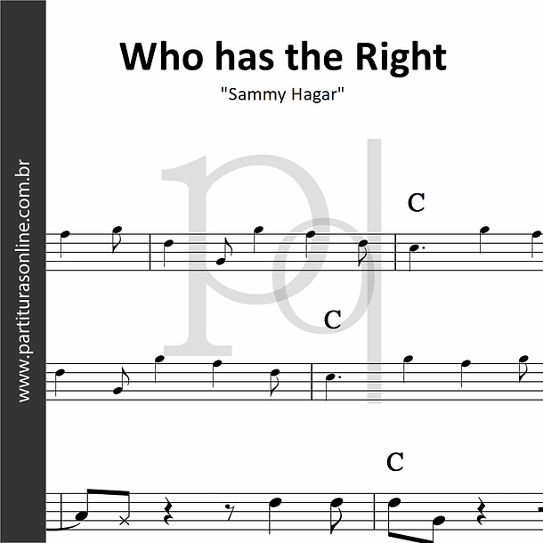 Who has the Right | Sammy Hagar