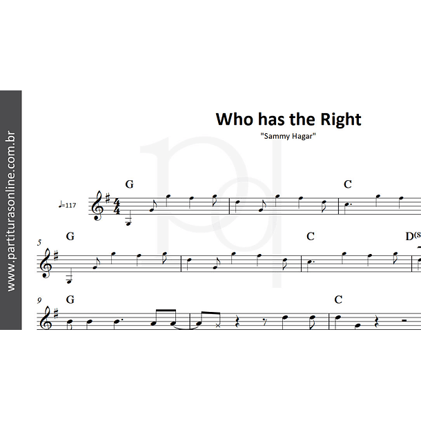 Who has the Right | Sammy Hagar 3