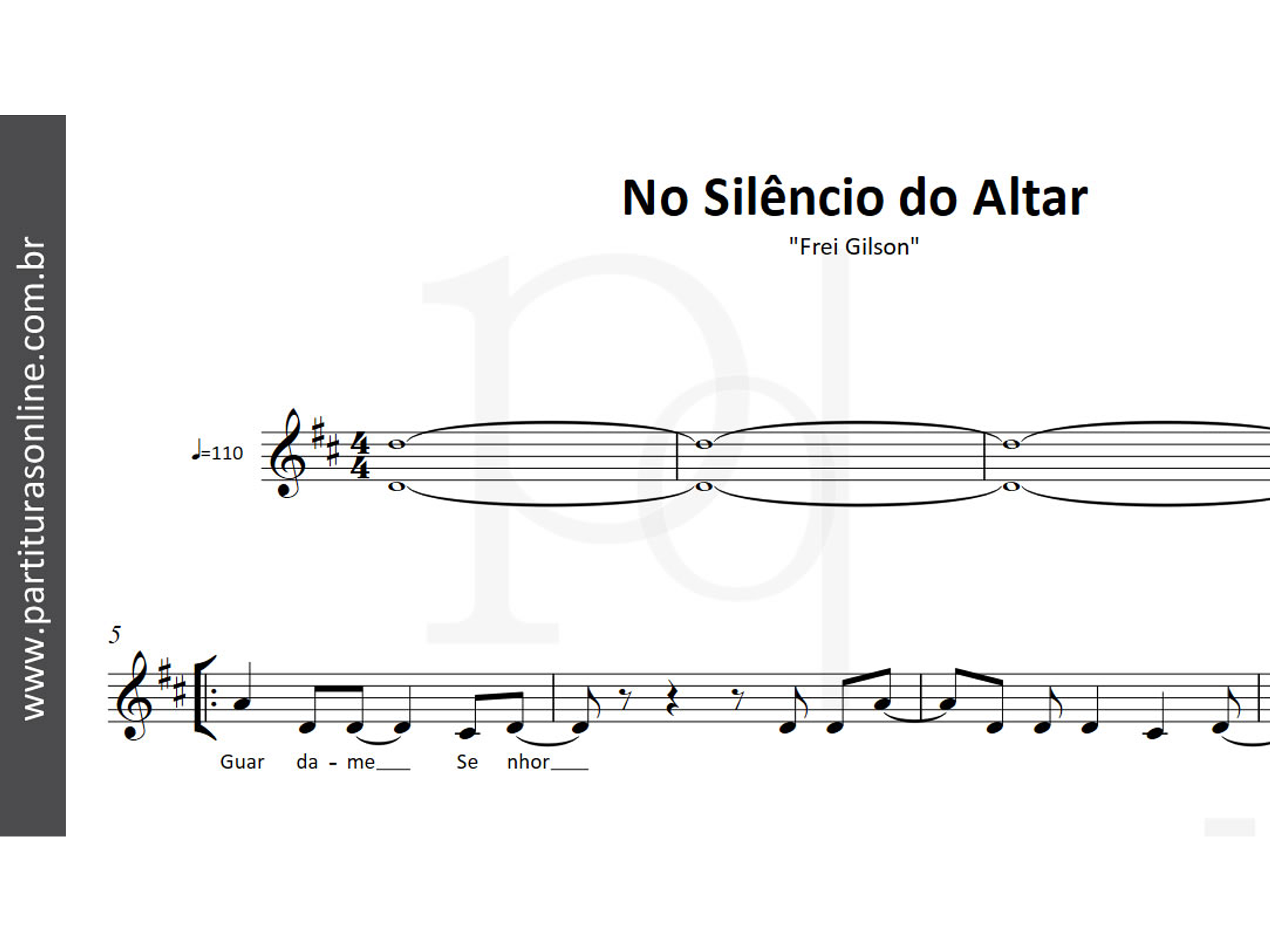 No Silêncio do Altar | Frei Gilson 3