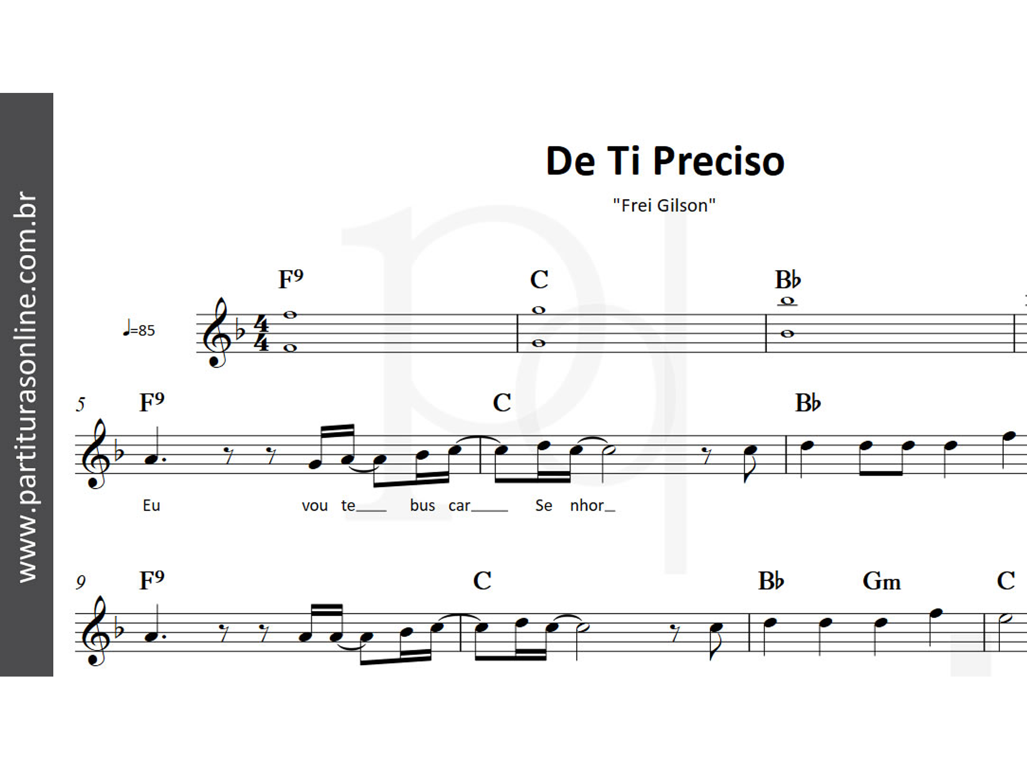 De Ti Preciso • Frei Gilson 3