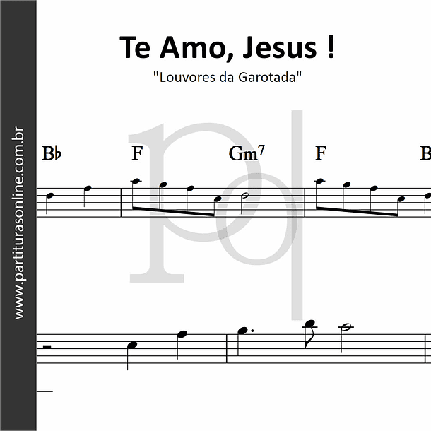 Te Amo, Jesus ! | Louvores da Garotada 1