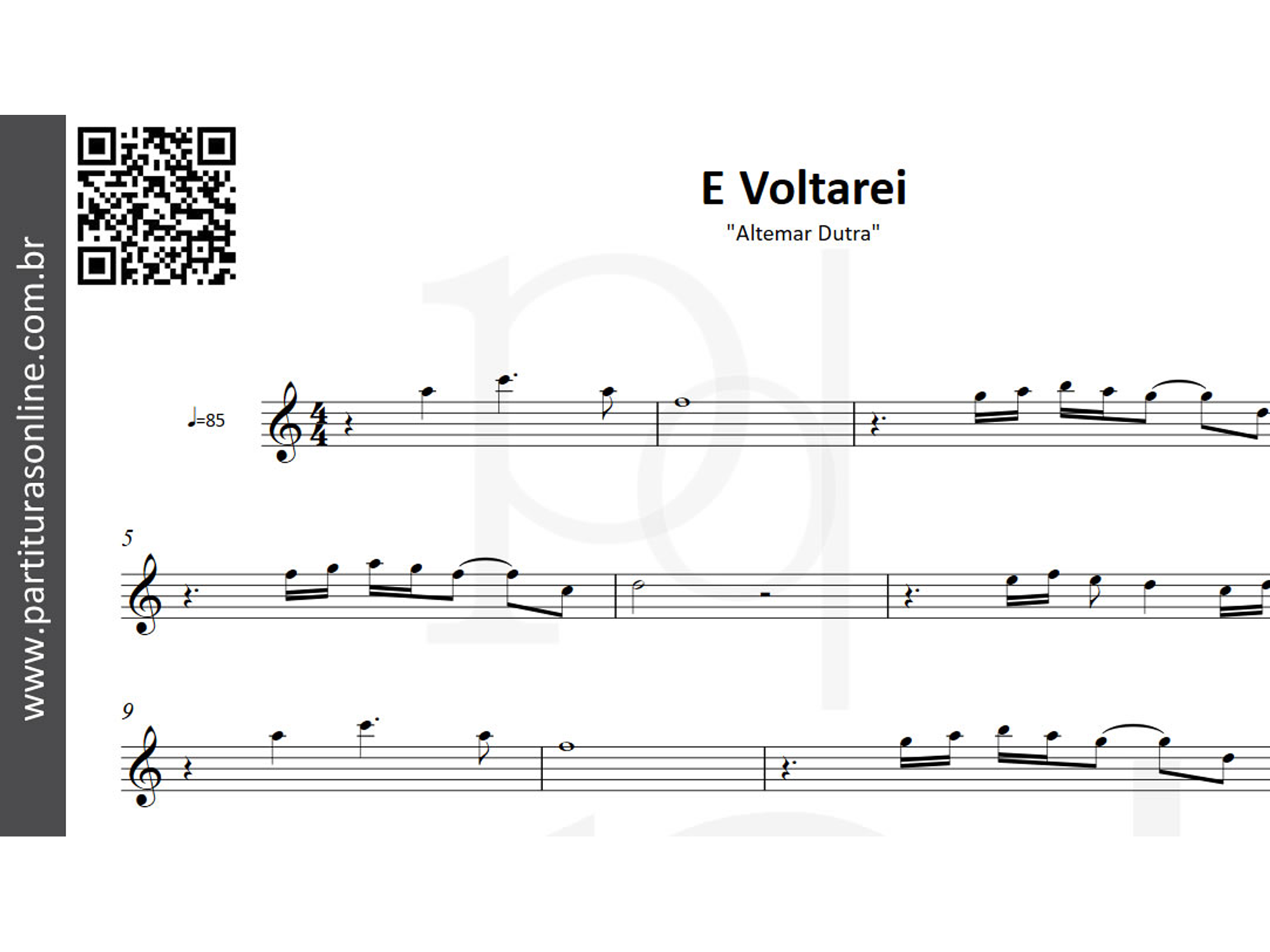 E Voltarei | Altemar Dutra 2