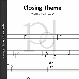 Closing Theme | Siddhartha Khosla