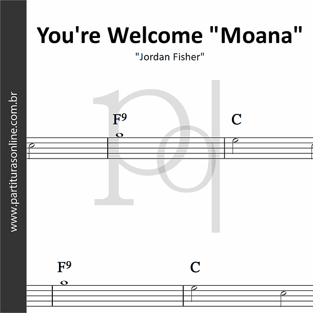 You're Welcome "Moana" | Jordan Fisher