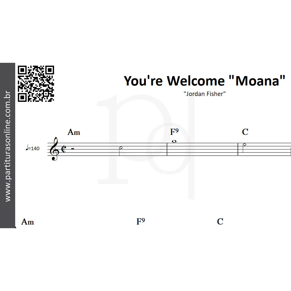 You're Welcome Moana | Jordan Fisher