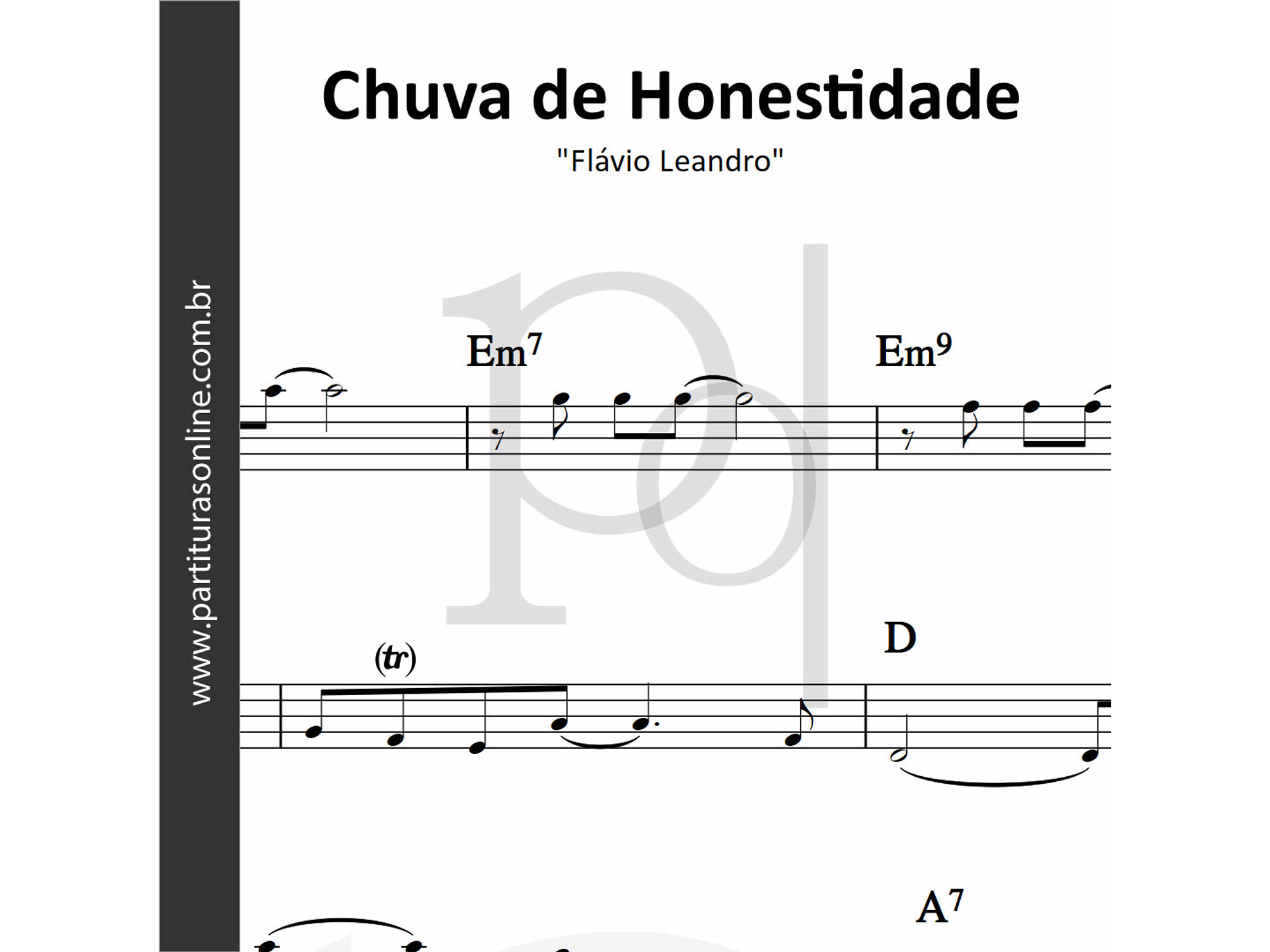 Chuva de Honestidade | Flávio Leandro 1