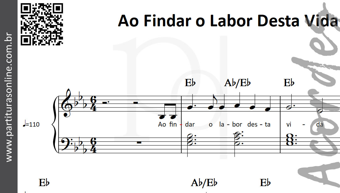 Ao Findar O Labor Desta Vida Cifra - RETOEDU