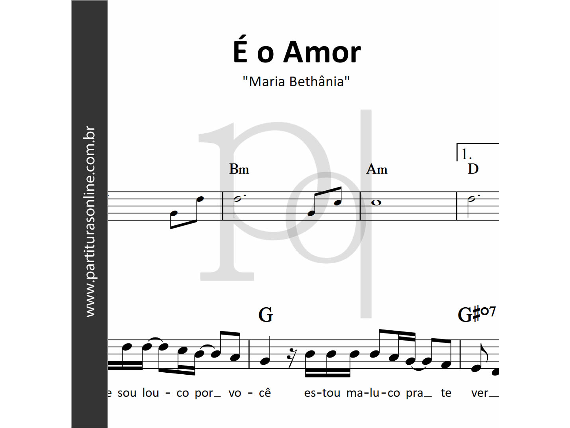 É o Amor | Maria Bethânia 1