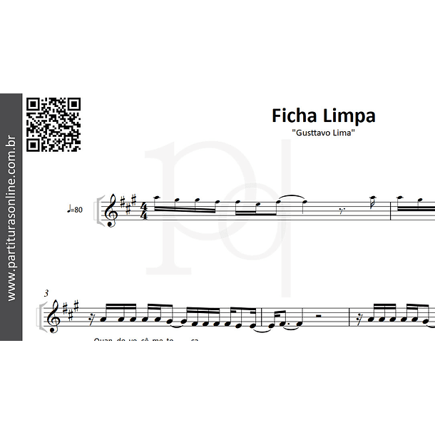 Ficha Limpa | Gusttavo Lima 2