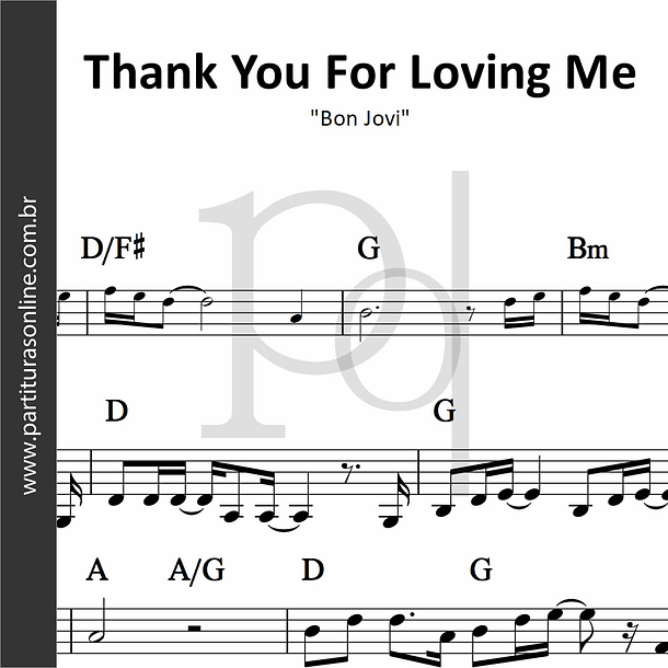 Thank You For Loving Me | Bon Jovi  1