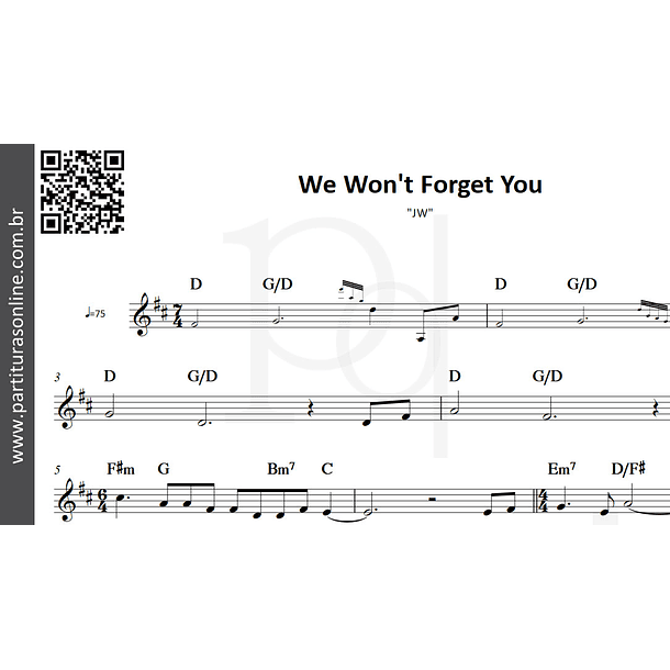 We Won't Forget You | JW 3