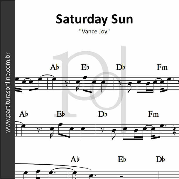 Saturday Sun | Vance Joy 1