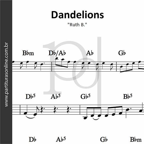 Dandelions • Ruth B. 1
