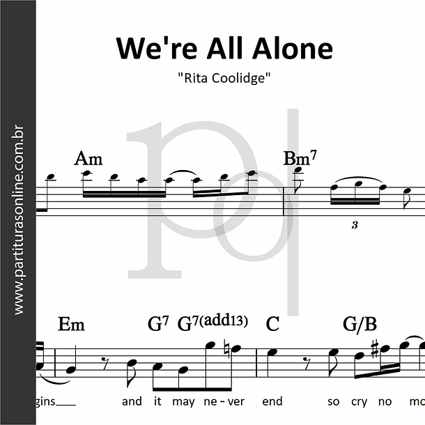 We're All Alone | Rita Coolidge 1