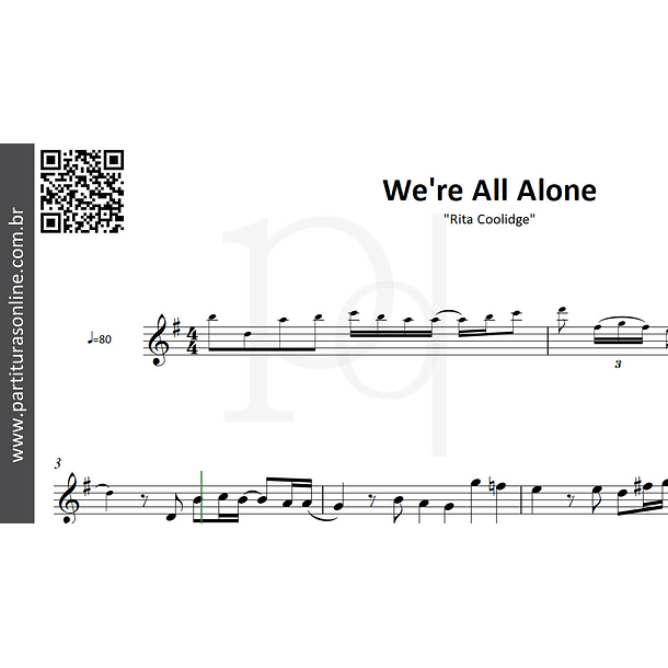 We're All Alone | Rita Coolidge 2