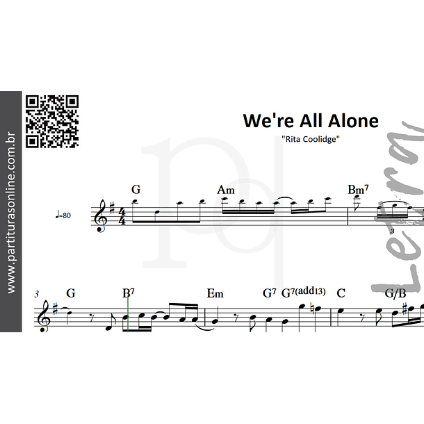 We're All Alone | Rita Coolidge 4