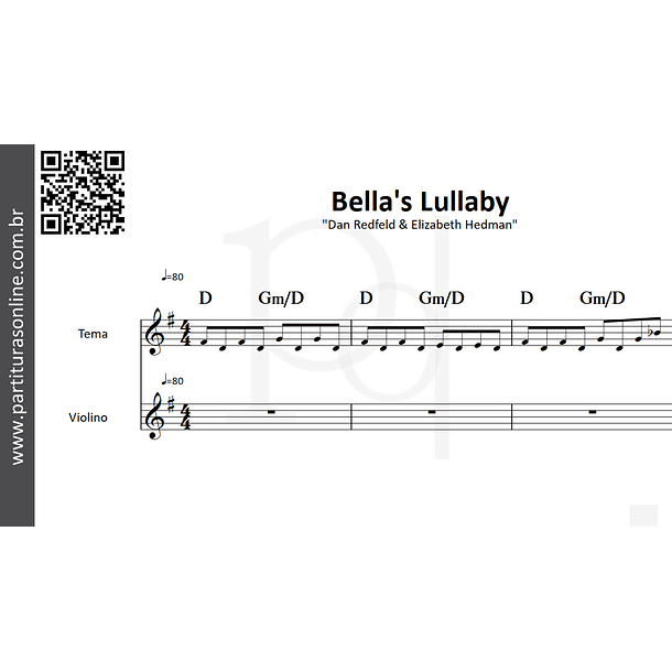 Bella's Lullaby | Tema e Violino 2