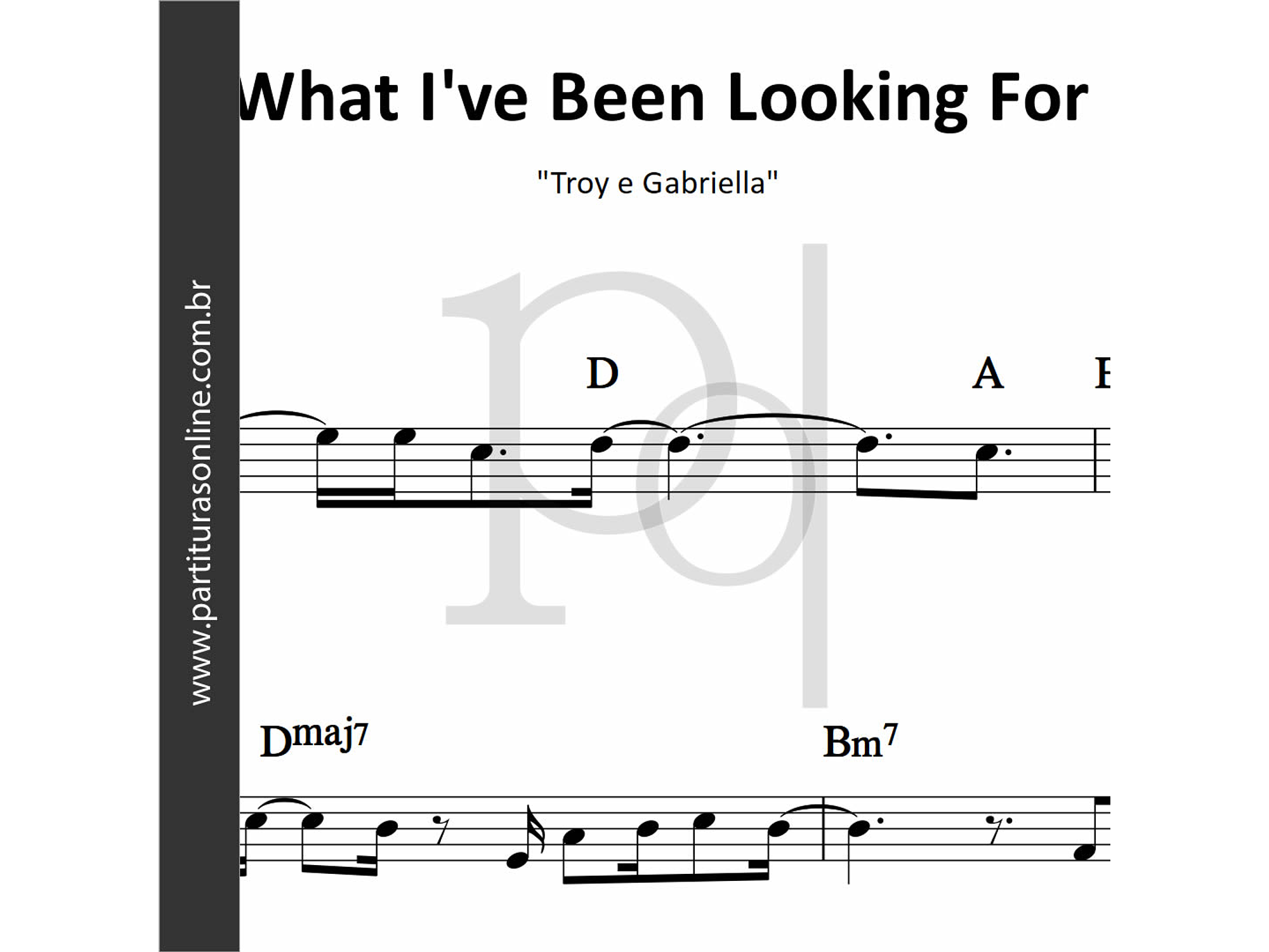 What I've Been Looking For | Troy e Gabriella 1