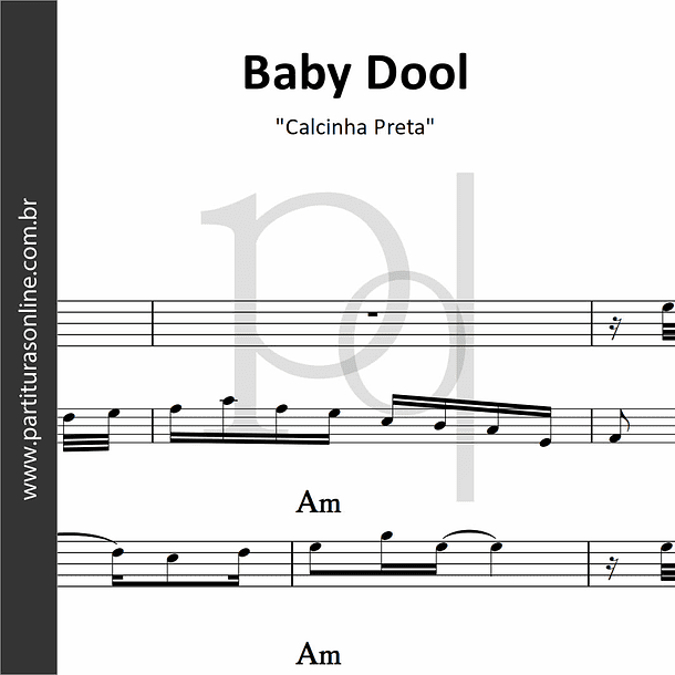 Baby Dool | Calcinha Preta 1