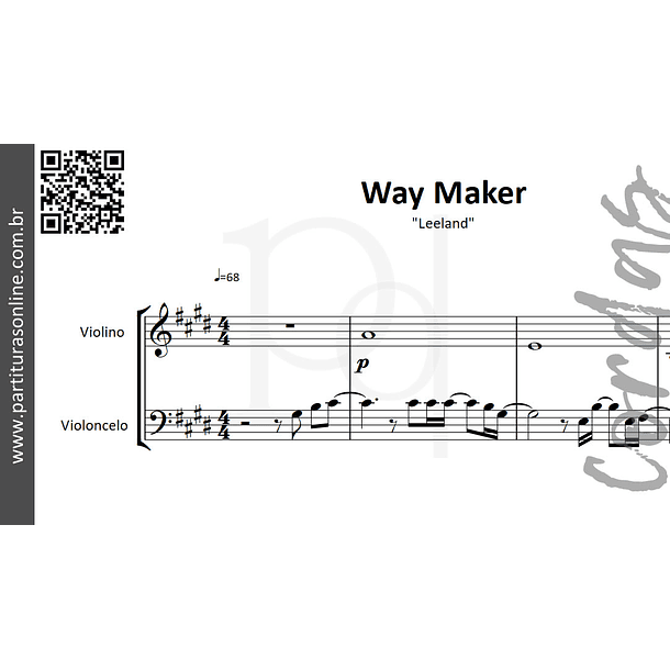 Way Maker | Violino e Violoncelo 3