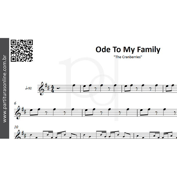Ode To My Family | The Cranberries 2
