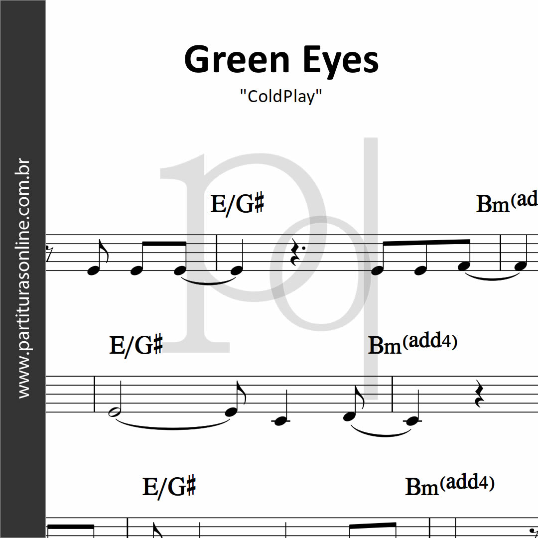 Green Eyes • ColdPlay