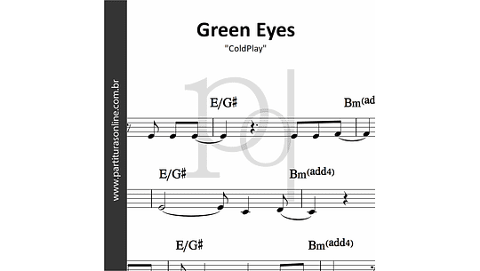 Green Eyes • ColdPlay