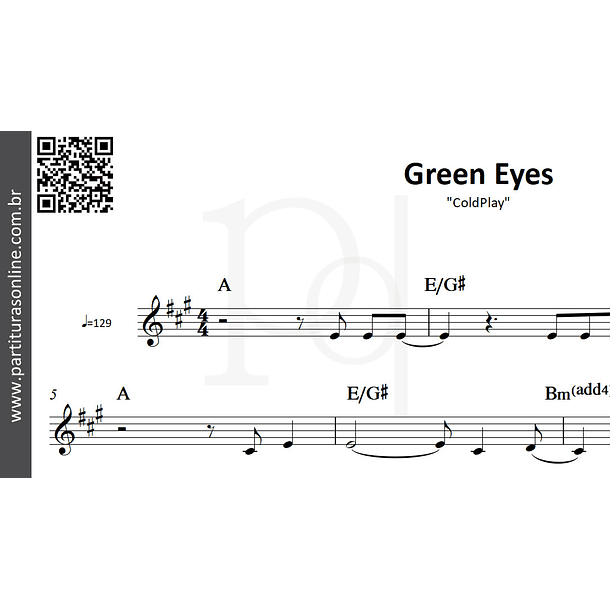 Green Eyes • ColdPlay 3