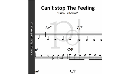 Can't stop The Feeling • Justin Timberlake
