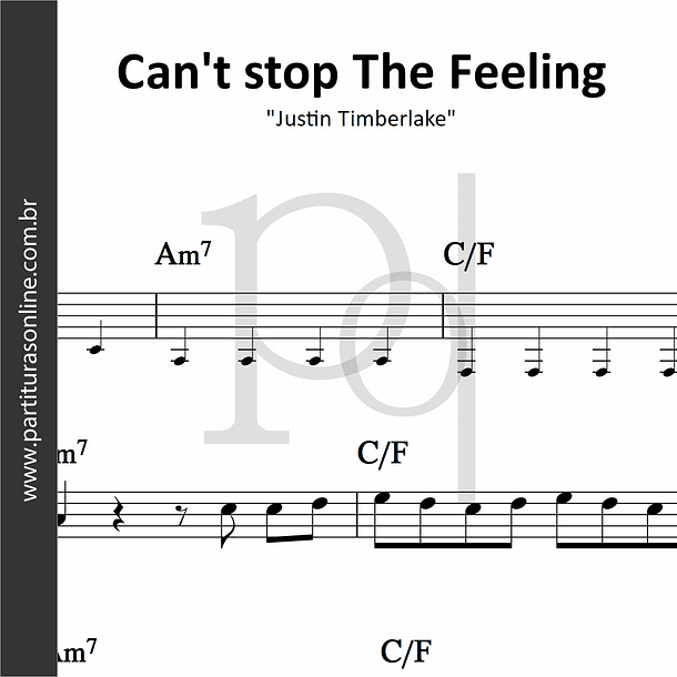 Can't stop The Feeling • Justin Timberlake