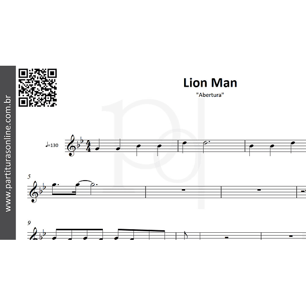 Lion Man  - Abertura 2