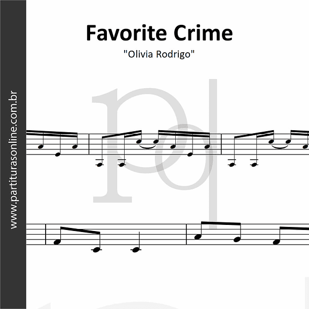 Favorite Crime | Olivia Rodrigo 1