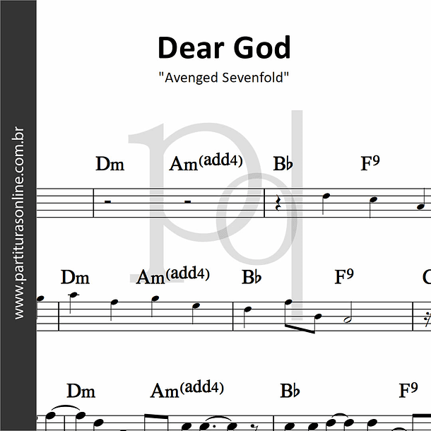 Dear God |Avenged Sevenfold  1