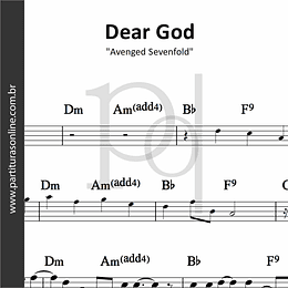 Dear God |Avenged Sevenfold 