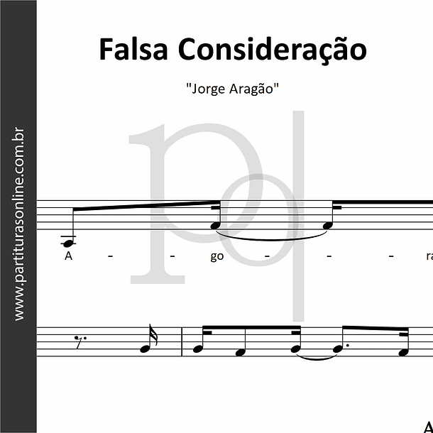 Falsa Consideração | Jorge Aragão  1