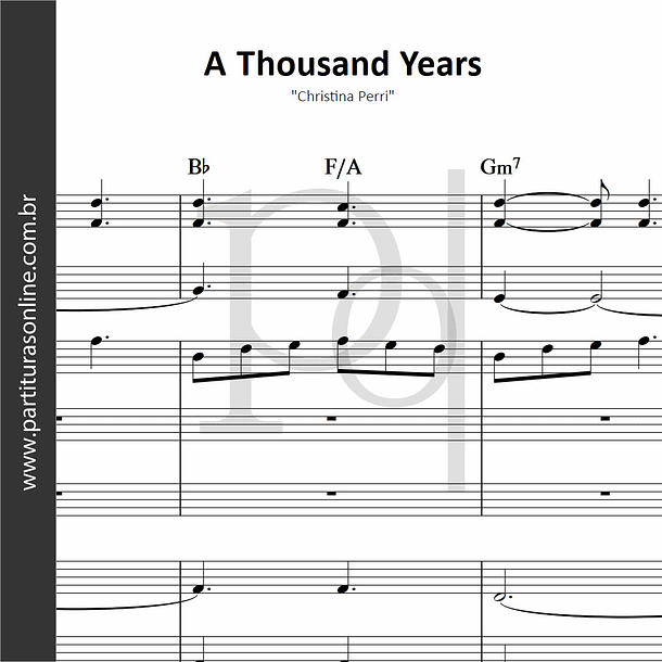 A Thousand Years • Orquestra 1