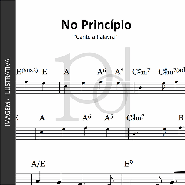 No Princípio ♪ Cante a Palavra  1
