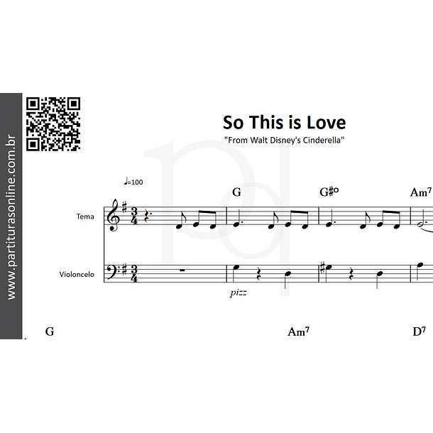 So This is Love | Violoncelo (arranjo) 3